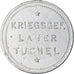Monnaie, Allemagne, Kriegsgefangenenlager, Tuchel, 10 Pfennig, SUP+, Zinc