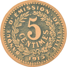 Munten, Frankrijk, Banque d'Emission de Lille, Lille, 5 Centimes, 1915, PR
