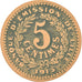 Munten, Frankrijk, Banque d'Emission de Lille, Lille, 5 Centimes, 1915, PR