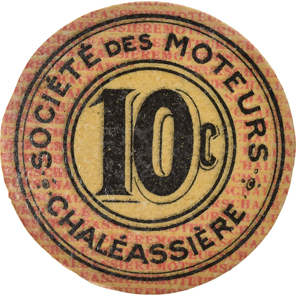 Münze, Frankreich, Société des Moteurs, Chaléassière, Saint-Etienne, 10
