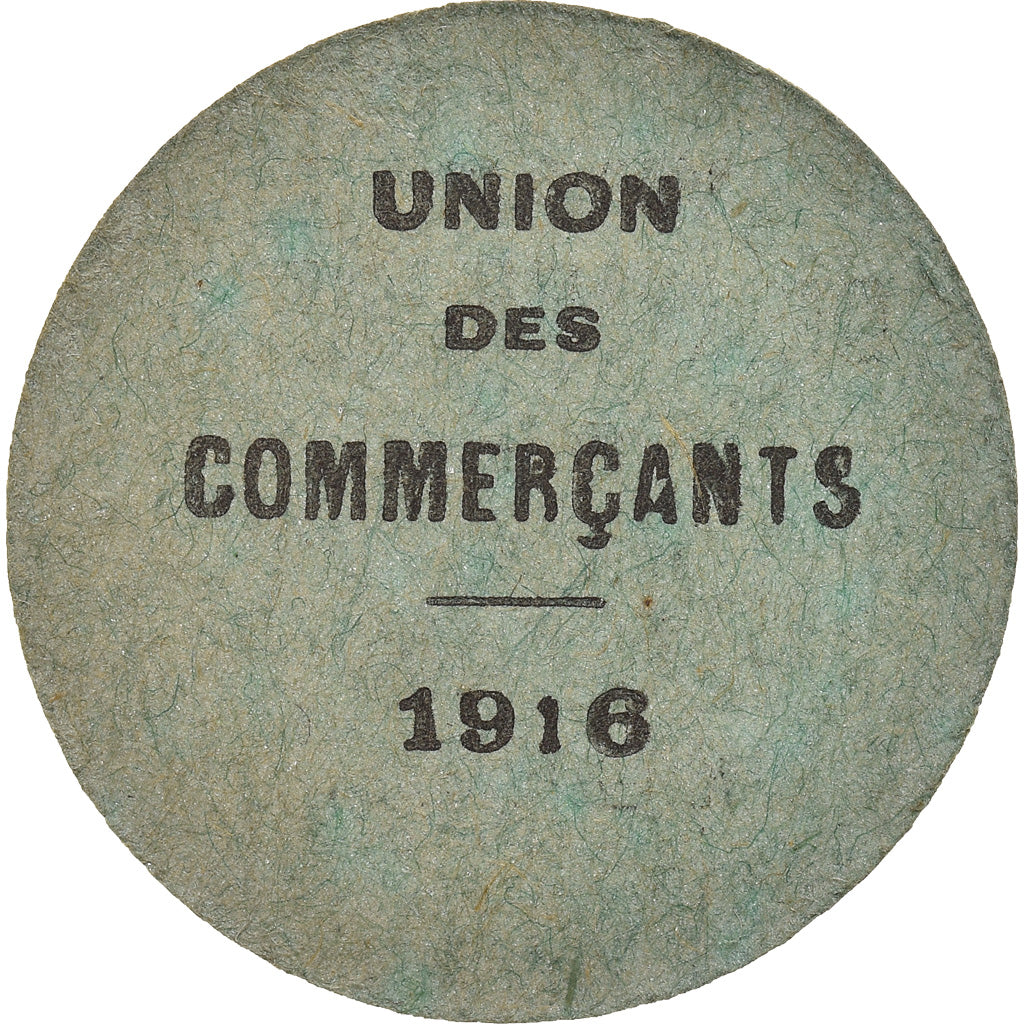 Coin, France, Union des Commerçants, Grenade, 5 Centimes, 1916, AU(55-58)