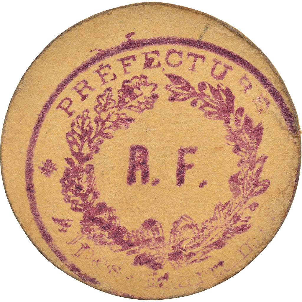 Moneda, Francia, Dépôt d'Internés Civils, Ile Sainte-Marguerite, 1 Franc