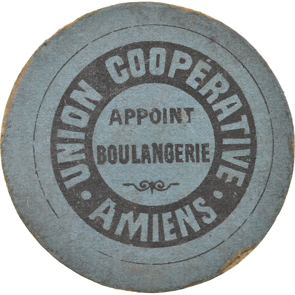 Francia, Token, Amiens, Union Coopérative, Appoint Boulangerie, MBC, Cardboard