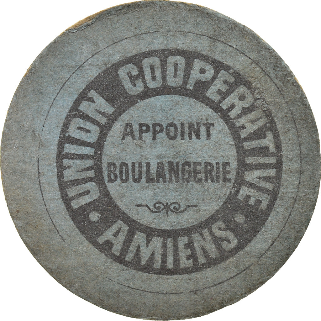 Francia, Token, Amiens, Union Coopérative, Appoint Boulangerie, BC+, Cardboard