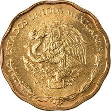 Moeda, México, 50 Centavos, 1997, Mexico City, MS(63), Alumínio-Bronze, KM:549