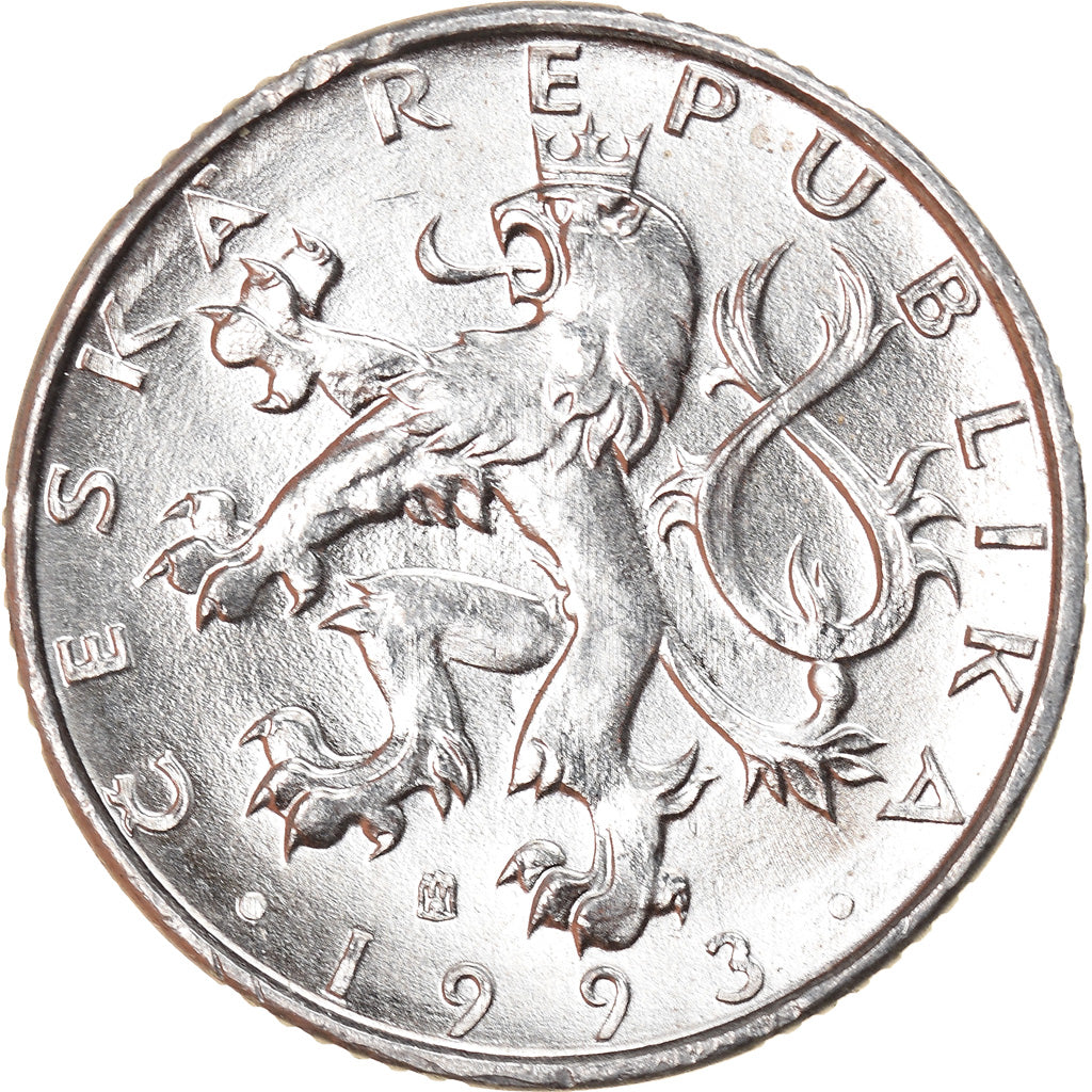 Monnaie, République Tchèque, 50 Haleru, 1993, SPL, Aluminium, KM:3.1