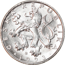Monnaie, République Tchèque, 50 Haleru, 1993, SPL, Aluminium, KM:3.1