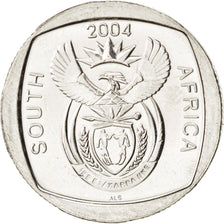 SOUTH AFRICA, 2 Rand, 2004, Pretoria, KM #334, MS(63), Nickel Plated Copper,...