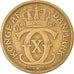 Monnaie, Danemark, Christian X, Krone, 1926, Copenhagen, TB+, Aluminum-Bronze