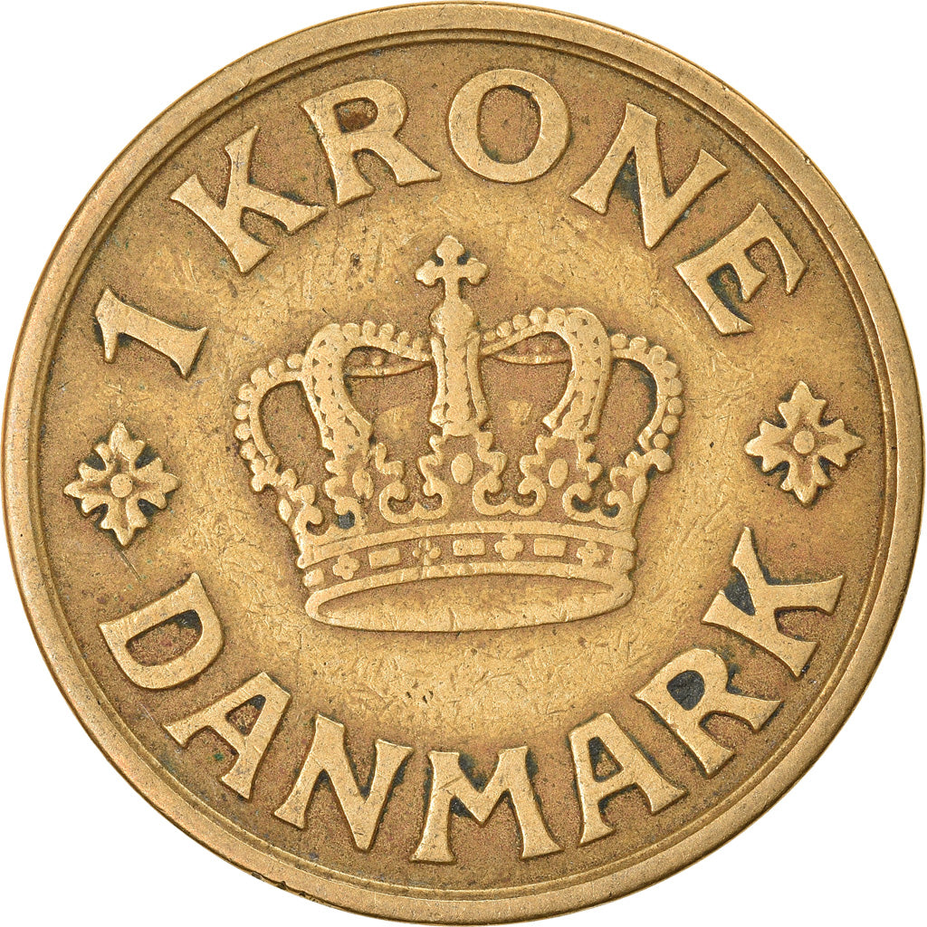 Monnaie, Danemark, Christian X, Krone, 1926, Copenhagen, TB+, Aluminum-Bronze
