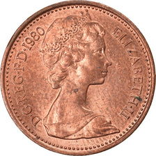 Monnaie, Grande-Bretagne, Elizabeth II, 1/2 New Penny, 1980, SUP, Bronze, KM:914