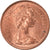 Coin, Great Britain, Elizabeth II, 1/2 New Penny, 1980, AU(55-58), Bronze