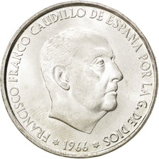 SPAIN, 100 Pesetas, 1966, KM #797, MS(63), Silver, 34, 18.67
