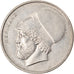 Coin, Greece, 20 Drachmai, 1976, AU(50-53), Copper-nickel, KM:120