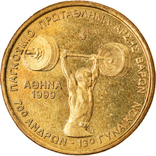 Coin, Greece, 100 Drachmes, 1999, Athens, MS(60-62), Aluminum-Bronze, KM:174