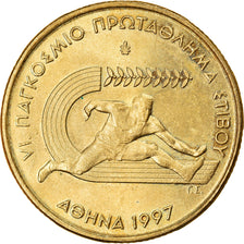 Coin, Greece, 100 Drachmes, 1997, Athens, MS(60-62), Aluminum-Bronze, KM:169