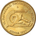 Moeda, Grécia, 100 Drachmes, 1997, Athens, MS(60-62), Alumínio-Bronze, KM:169