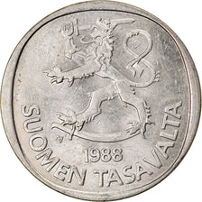 Coin, Finland, Markka, 1988, AU(55-58), Copper-nickel, KM:49a