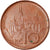 Münze, Tschechische Republik, 10 Korun, 1993, SS+, Copper Plated Steel, KM:4