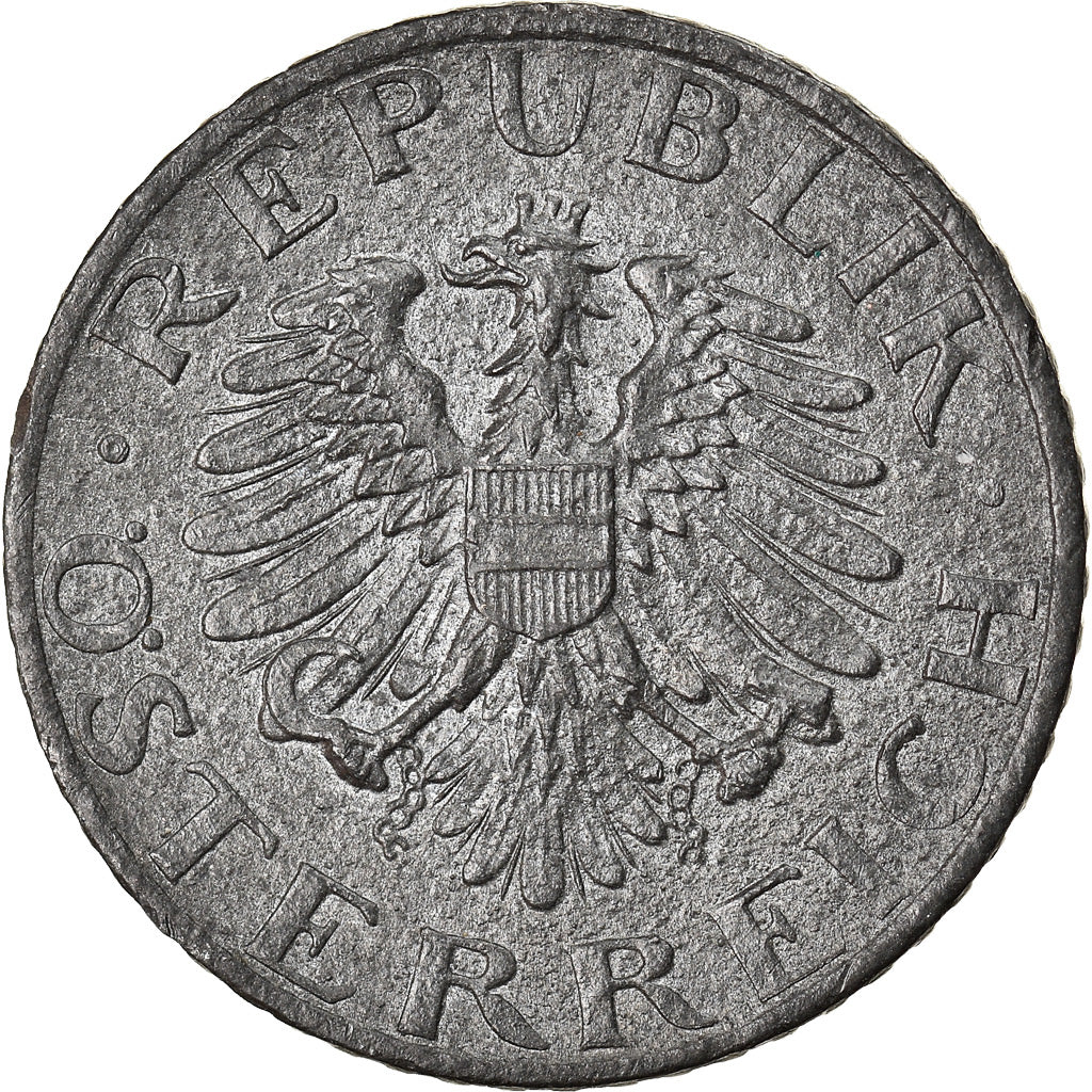 Munten, Oostenrijk, 5 Groschen, 1968, ZF+, Zinc, KM:2875