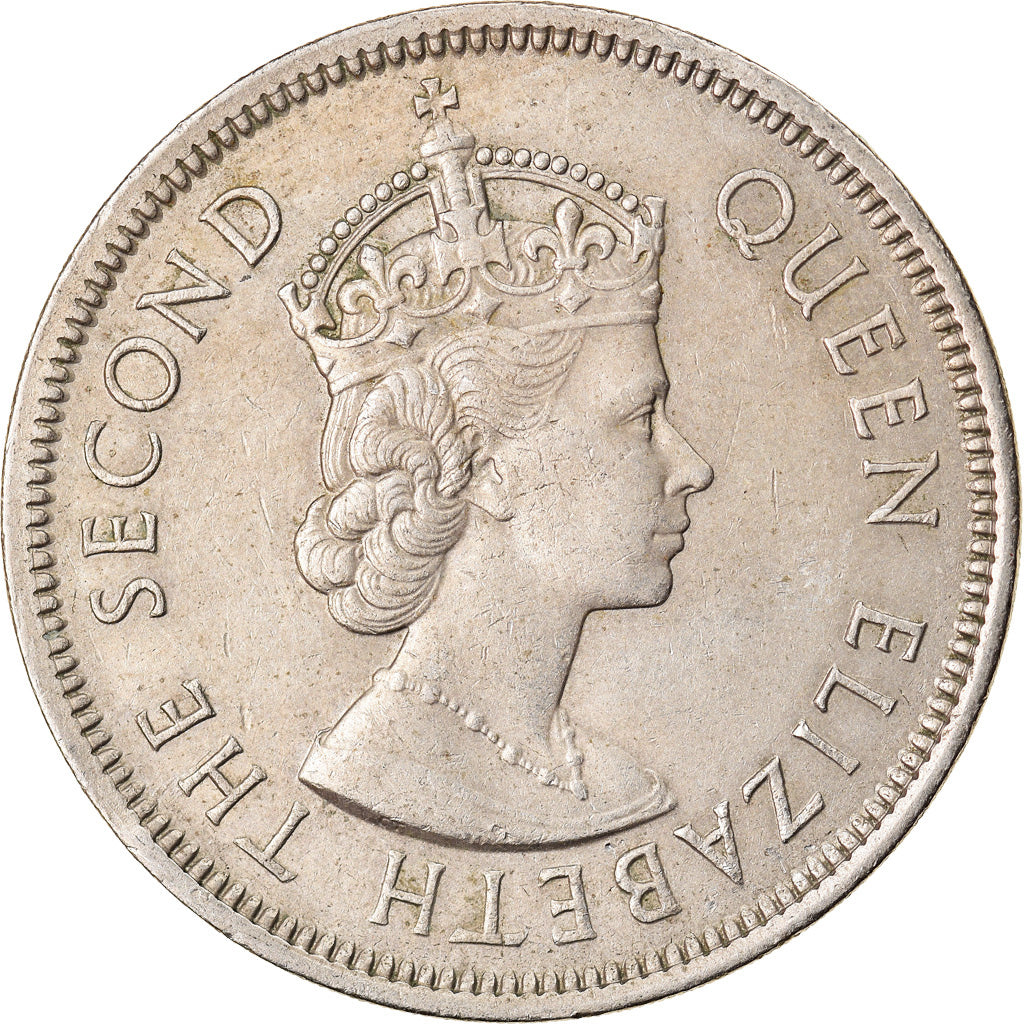 Coin, Hong Kong, Elizabeth II, Dollar, 1970, Heaton, AU(50-53), Copper-nickel