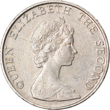 Moneta, Hong Kong, Elizabeth II, 5 Dollars, 1984, BB, Rame-nichel, KM:46