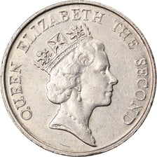 Moeda, Hong Kong, Elizabeth II, 5 Dollars, 1985, EF(40-45), Cobre-níquel, KM:56