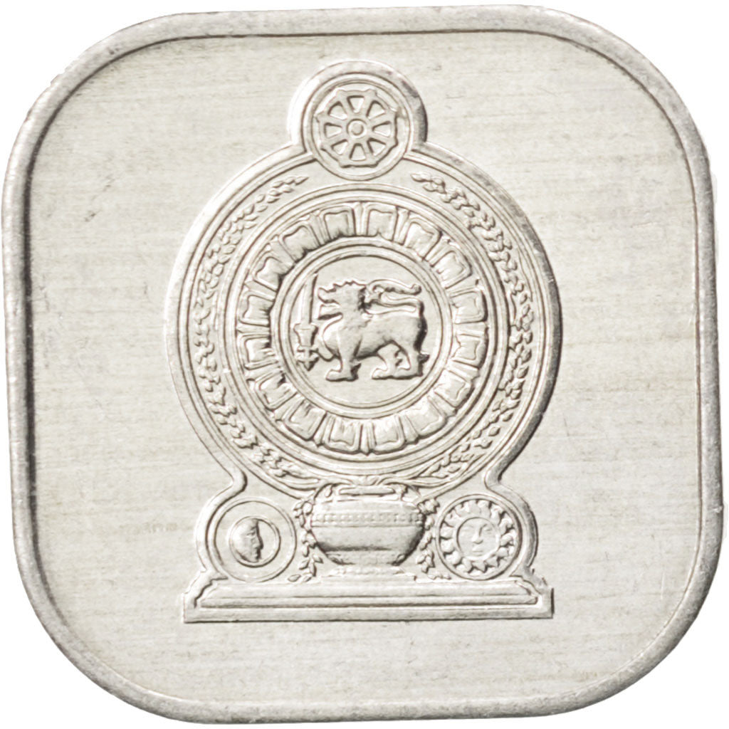 Coin, Sri Lanka, 5 Cents, 1988, AU(55-58), Aluminum, KM:139a