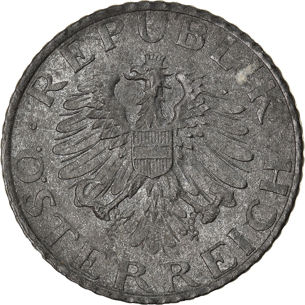 Munten, Oostenrijk, 5 Groschen, 1965, ZF+, Zinc, KM:2875