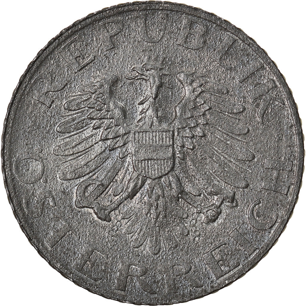 Munten, Oostenrijk, 5 Groschen, 1972, ZF+, Zinc, KM:2875