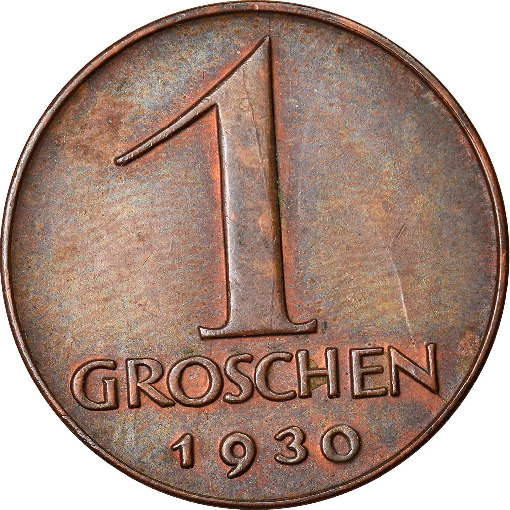 Coin, Austria, Groschen, 1930, EF(40-45), Bronze, KM:2836