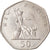 Coin, Great Britain, Elizabeth II, 50 New Pence, 1976, AU(50-53), Copper-nickel