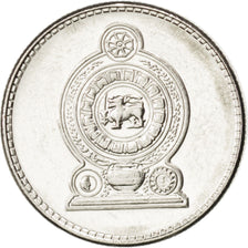 SRI LANKA, 25 Cents, 2002, KM #141a, MS(63), Nickel Clad Steel, 3.23