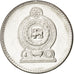 SRI LANKA, 25 Cents, 2002, KM #141a, MS(63), Nickel Clad Steel, 3.23
