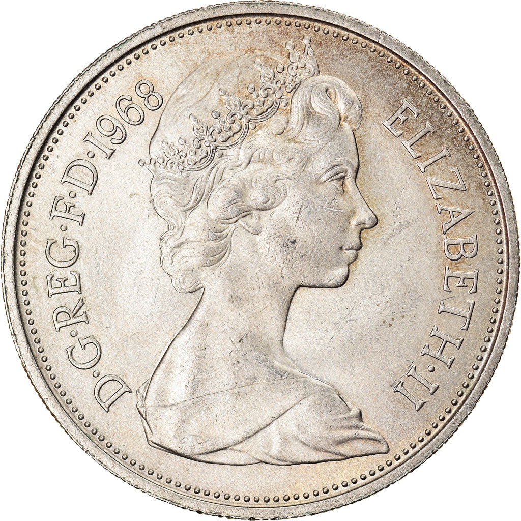 Monnaie, Grande-Bretagne, Elizabeth II, 10 New Pence, 1968, SUP, Copper-nickel
