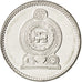 SRI LANKA, 50 Cents, 2004, KM #135.2a, MS(63), Nickel Plated Steel, 21.5, 5.51