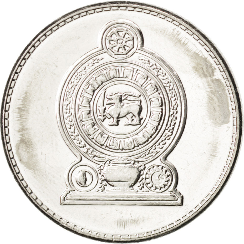 Coin, Sri Lanka, Rupee, 2004, MS(63), Nickel Clad Steel, KM:136a