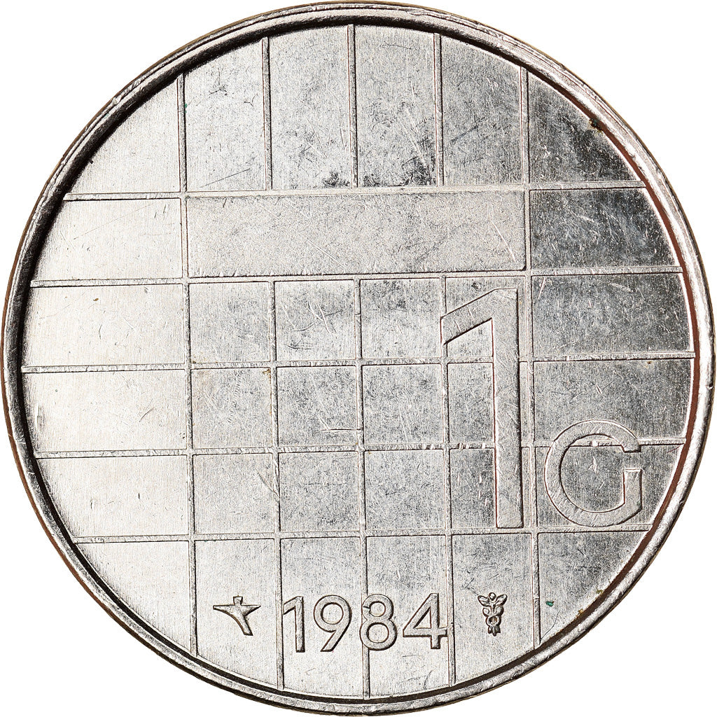 Moneda, Países Bajos, Beatrix, Gulden, 1984, EBC, Níquel, KM:205