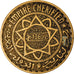 Moneta, Marocco, Mohammed V, 5 Francs, 1945/AH1365, Paris, BB, Alluminio-bronzo