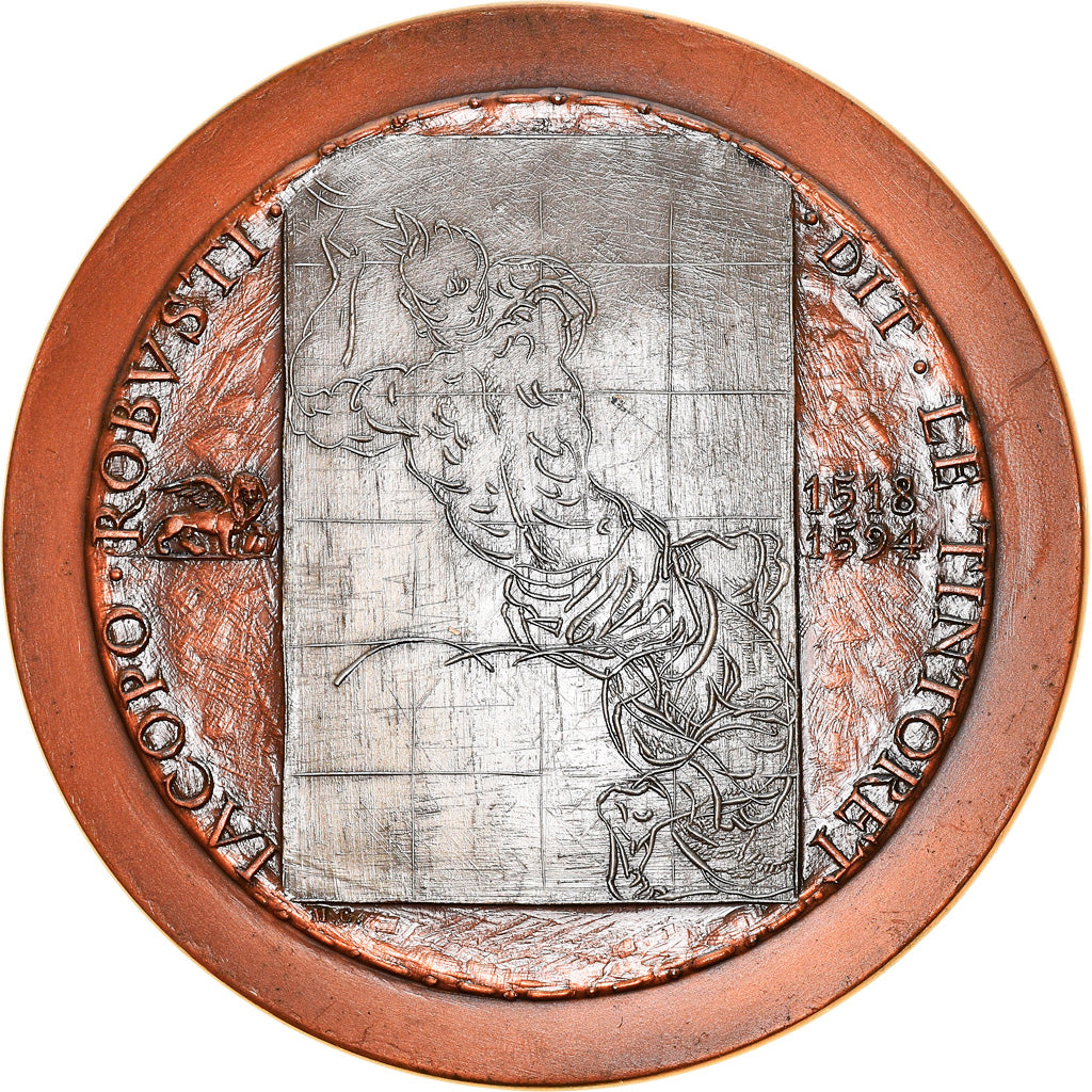 France, Medal, Iacopo Robusti, Dit Le Tintoret, Arts & Culture, 1967, Charon