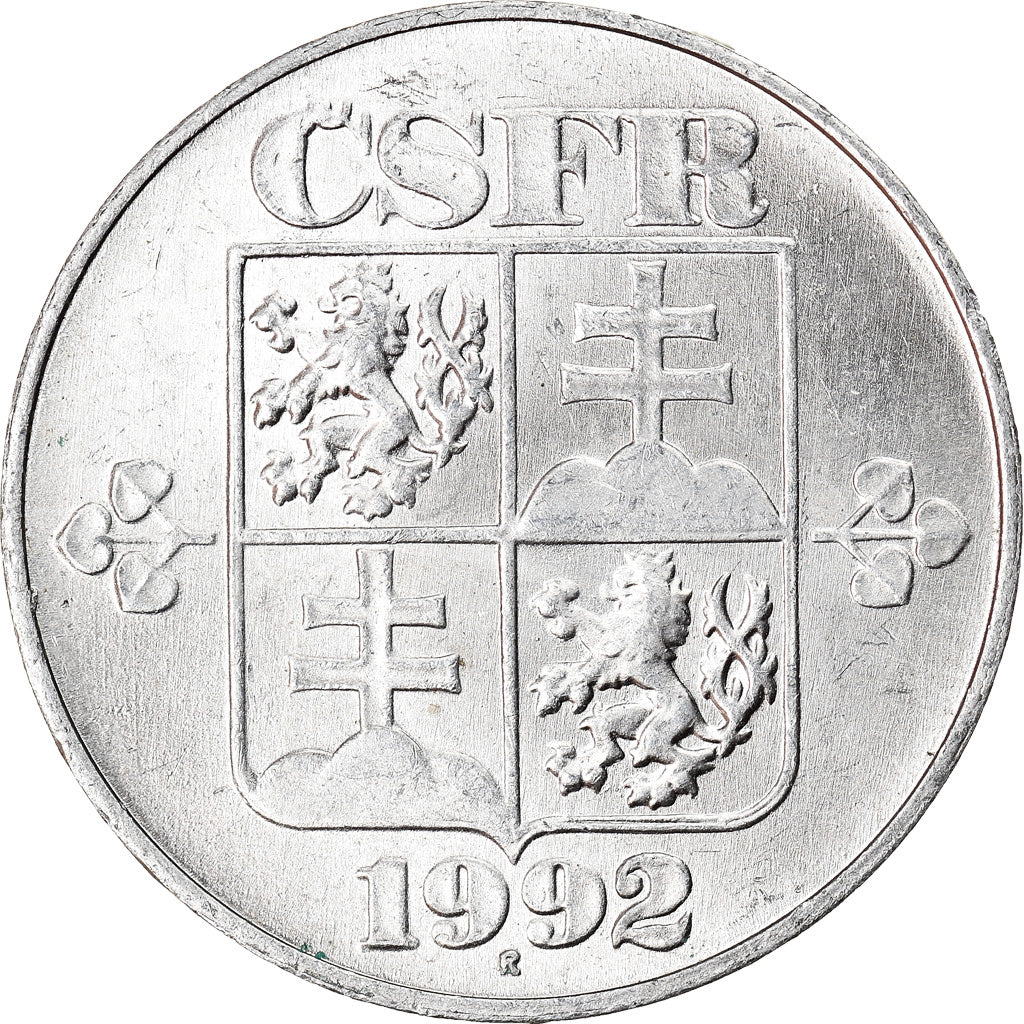 Moneta, Cecoslovacchia, 10 Haleru, 1992, SPL, Alluminio, KM:146