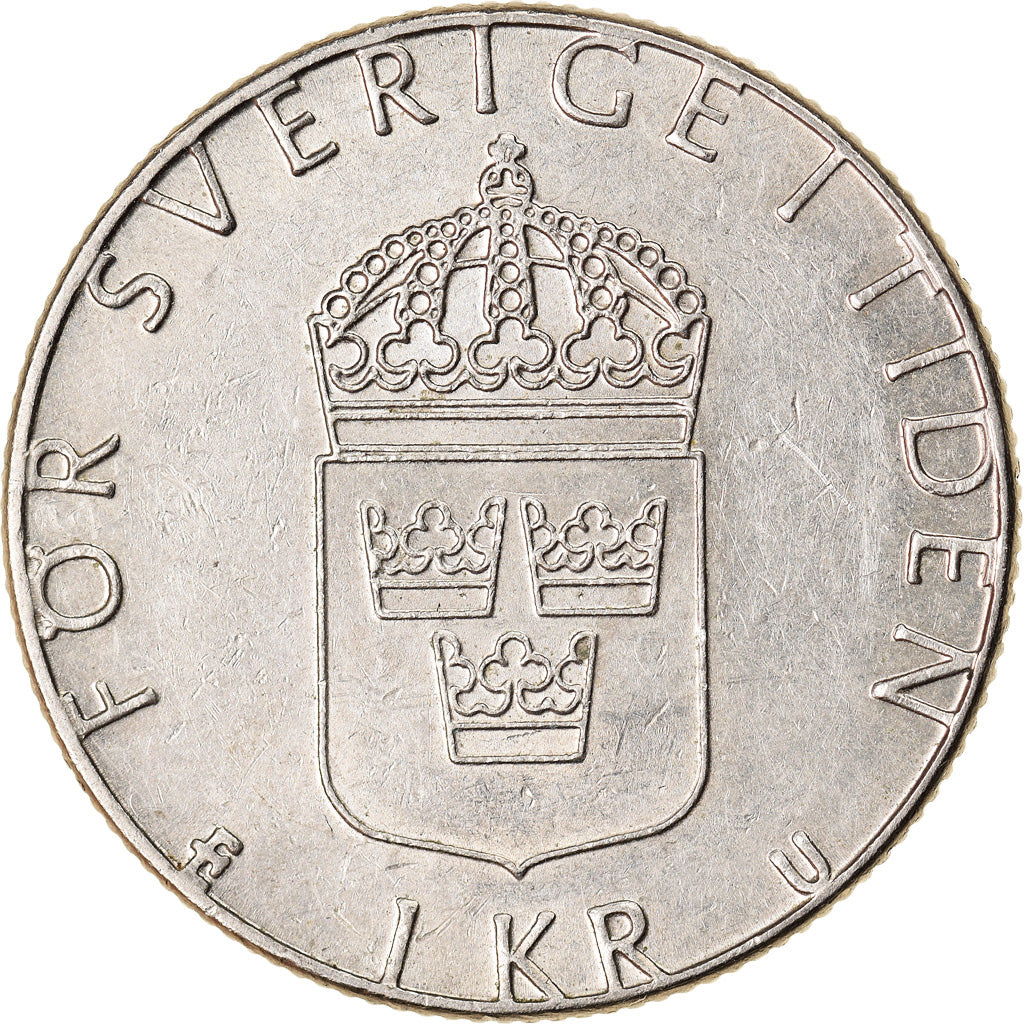 Munten, Zweden, Carl XVI Gustaf, Krona, 1981, PR, Copper-Nickel Clad Copper