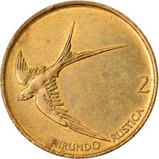 Münze, Slowenien, 2 Tolarja, 1993, SS+, Nickel-brass, KM:5