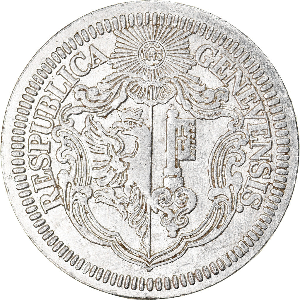 Suisse, Jeton, 450ème Réforme à Genève, 1986, TTB+, Aluminium