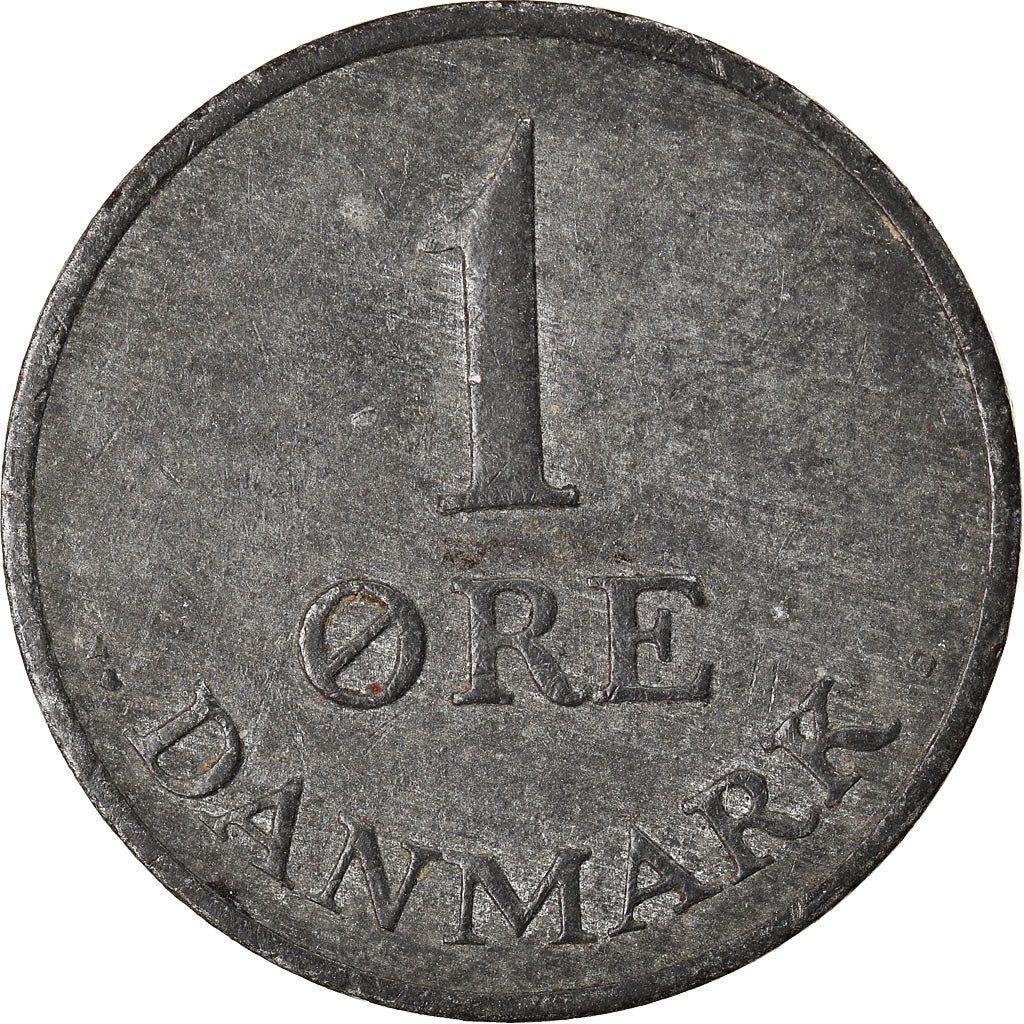 Münze, Dänemark, Frederik IX, Ore, 1955, Copenhagen, SS, Zinc, KM:839.1