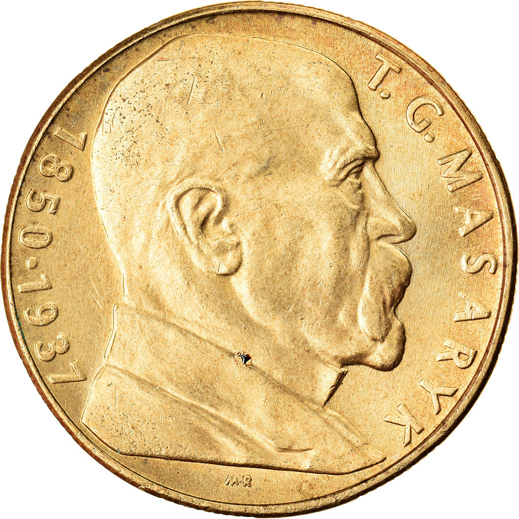 Moneta, Czechosłowacja, 10 Korun, 1990, AU(55-58), Nikiel-Brąz, KM:139.2