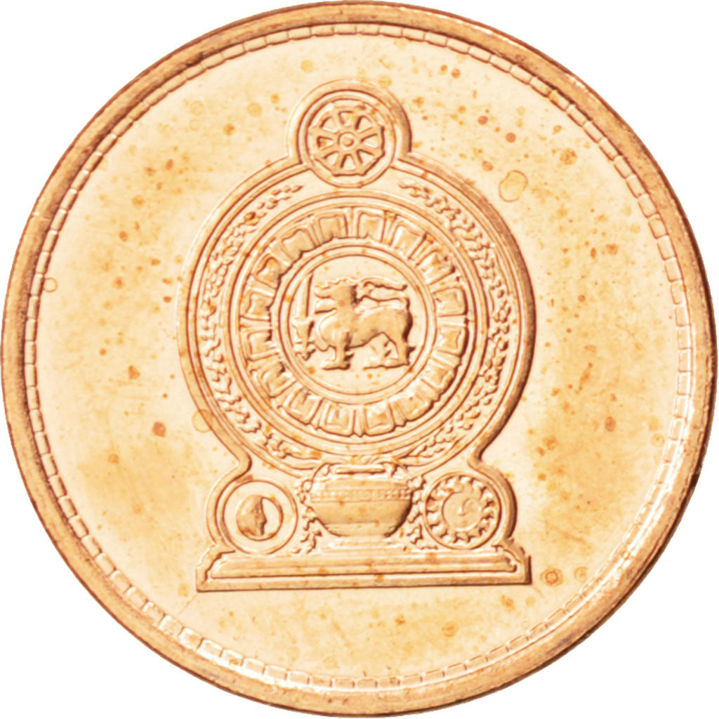 SRI LANKA, 25 Cents, 2005, KM #141.2b, MS(63), Copper Plated Steel, 16, 1.66