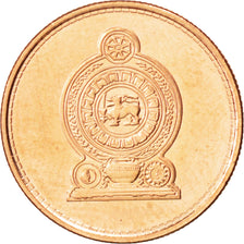 SRI LANKA, 50 Cents, 2005, KM #135.2b, MS(63), Copper Plated Steel, 17.92, 2.49
