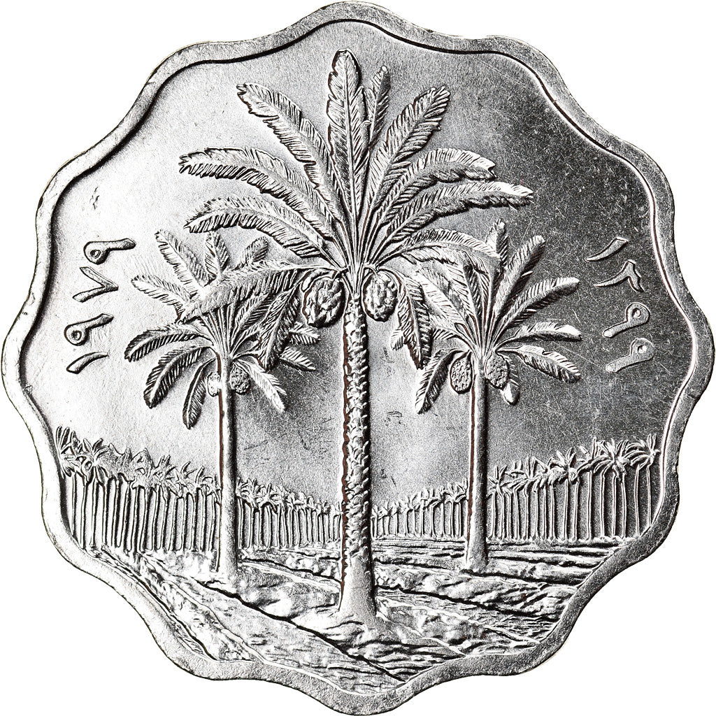 Monnaie, Iraq, 10 Fils, 1979, SPL, Stainless Steel, KM:126a