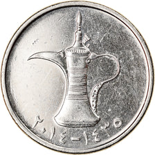 Moneta, Emirati Arabi Uniti, Dirham, 2014, SPL, Acciaio placcato nichel